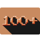 100+